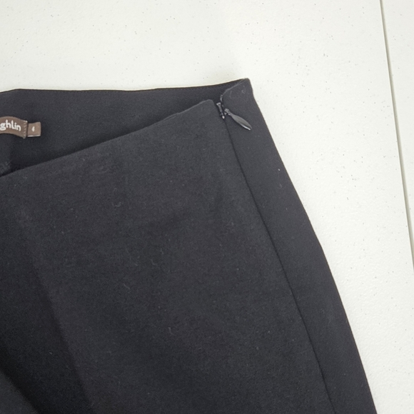 J. McLaughlin Black Wide Leg Side Zip Dress Pants 4 - Picture 7 of 13